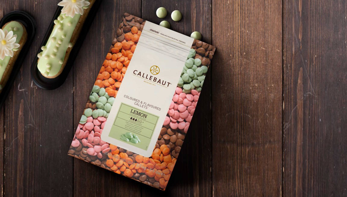 Callebaut Lemon Callets Limonlu Drop Çikolata 2,5 Kilo (4 Adet)