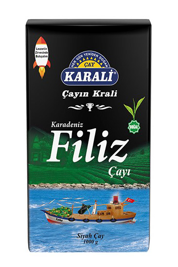 Karali Karadeniz Filiz Çay 1000 Gram (12 Adet)