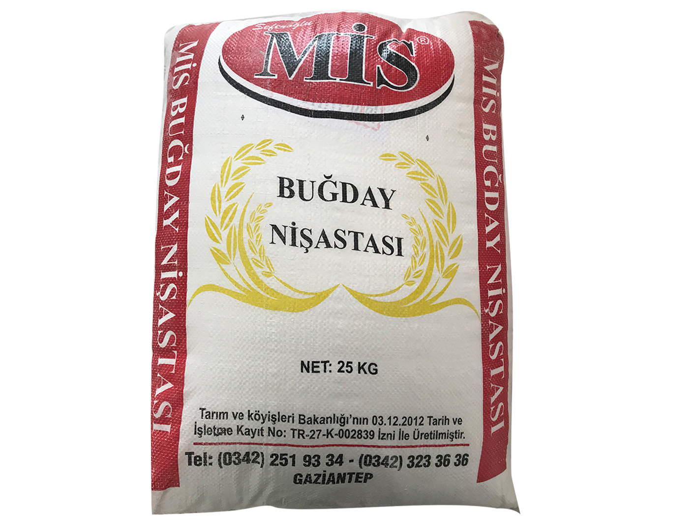 Mis Seferoğlu Buğday Nişastası 25 Kilo