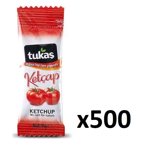 Tukaş Ketçap 9 Gram (500 Adet)