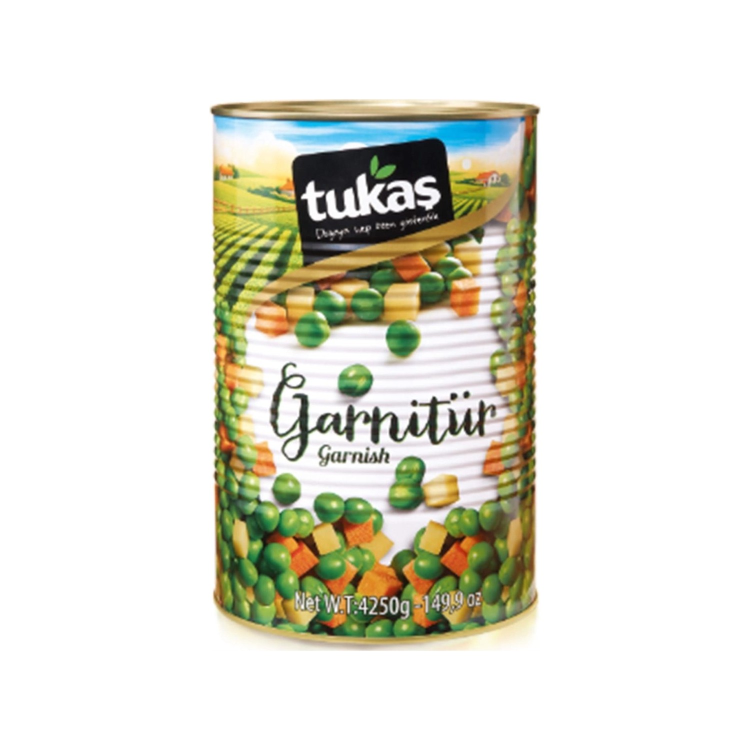 Tukaş Konserve Garnitür 4250 Gram (6 Adet)