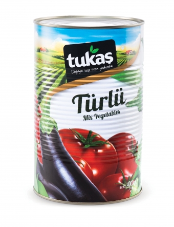 Tukaş Konserve Türlü 4000 Gram (6 Adet)