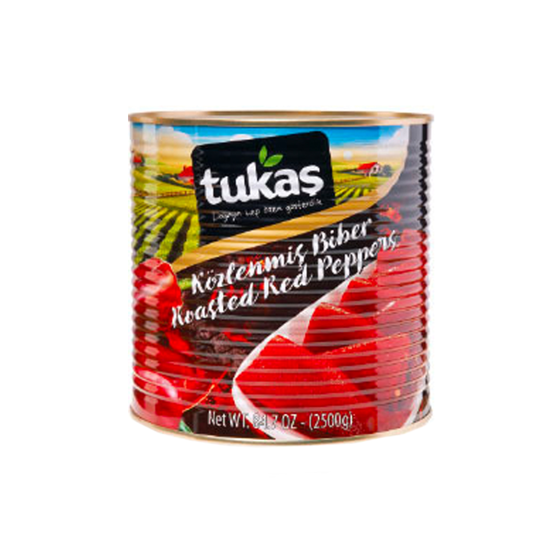 Tukaş Közlenmiş Biber 2500 Gram (6 Adet)